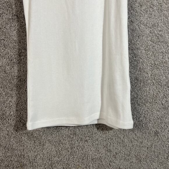 J. Crew Tank Top Womens XS White Sleeveless Ribbed Pullover Cotton Blend Casual - Picture 3 of 10